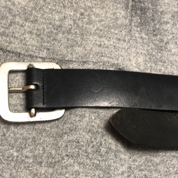 Vintage Harley-Davidson Leather Belt with Solid Brass Buckle - Picture 8 of 14